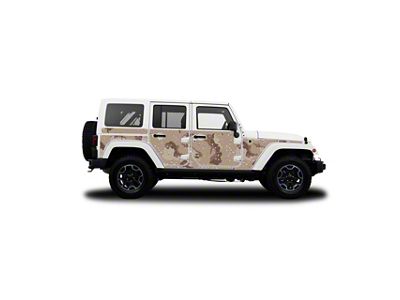 4x4 Attitude Action Shield Body Armor; Desert Camo (07-18 Jeep Wrangler JK 4-Door)