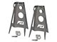 Motobilt Front Shock Towers; Bare Steel (87-95 Jeep Wrangler YJ w/o Coil-Overs)
