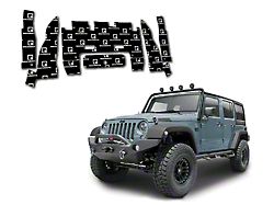 SoundSkins Pro Pre-Cut Sound Dampening Kit; Trunk (07-18 Jeep Wrangler JK)
