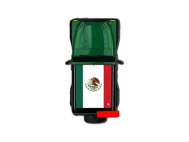 4x4 Attitude Sunshade; Mexican Flag (97-06 Jeep Wrangler TJ)