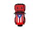 4x4 Attitude Sunshade; Puerto Rican Flag (18-24 Jeep Wrangler JL 2-Door)