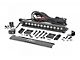 Rough Country 12-Inch Black Series Single Row Cool White DRL LED Light Bar; Spot Beam (Universal; Some Adaptation May Be Required)