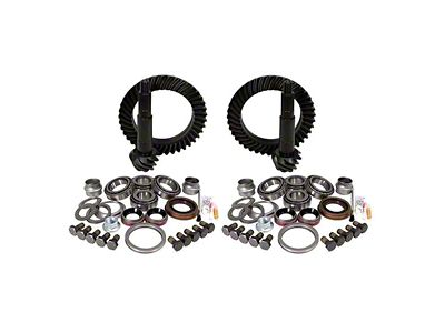 USA Standard Gear Dana 44 Front and Rear Axle Ring and Pinion Gear Kit with Install Kit; 4.11 Gear Ratio (07-18 Jeep Wrangler JK Rubicon)