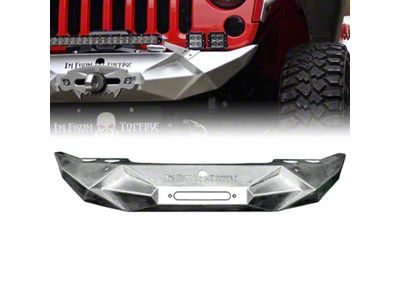 Beast Series Winch Front Bumper; Bare Aluminum (07-18 Jeep Wrangler JK)