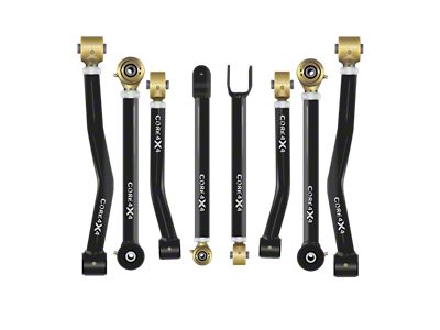 Core 4x4 Camp Series Adjustable Front and Rear Control Arms (07-18 Jeep Wrangler JK)