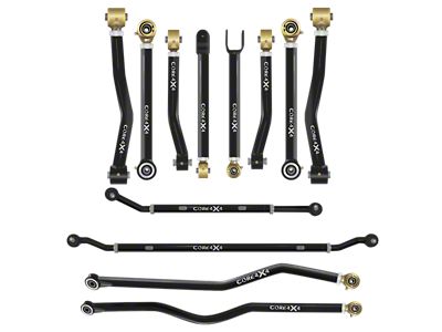 Core 4x4 Crawl Series Adjustable Upper and Lower Control Arm, Track Bar and 2.5-Ton Steering Kit (07-18 Jeep Wrangler JK)