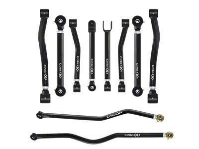 Core 4x4 Cruise Series Adjustable Upper and Lower Control Arm and Track Bar Kit (07-18 Jeep Wrangler JK)