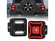 Full LED Tail Lights; Black Housing; Smoked Lens (18-24 Jeep Wrangler JL w/ Factory Halogen Tail Lights)