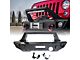 MK Series Winch Stubby Front Bumper; Black (07-18 Jeep Wrangler JK)