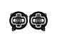 9-Inch LED Halo Headlights with DRL and 4-Inch LED Fog Lights; Black Housing; Clear Lens (18-24 Jeep Wrangler JL Sahara & Rubicon w/ Plastic Front Bumper)