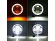 9-Inch LED Halo Headlights with DRL, Amber Turn Signals and LED Halo Fog Lights; Black Housing; Clear Lens (20-24 Jeep Gladiator JT)