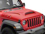 Beast Series Hood with Open Air Scoop and Vents; Unpainted (18-26 Jeep Wrangler JL)