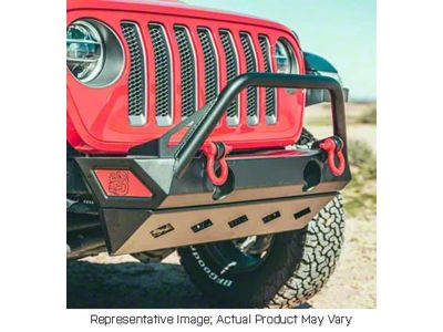 Fly Offroad Front Skid Plate; Raw Steel (18-23 Jeep Wrangler JL)