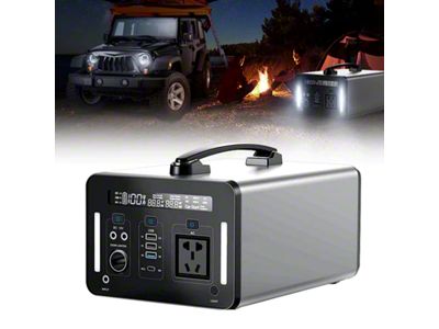 500W/1000W Portable Power Station with Flood Lights