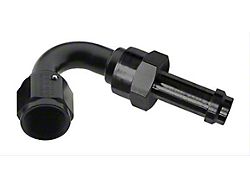 EZ Street Push-On 60 Degree Hose End; -8AN; Black