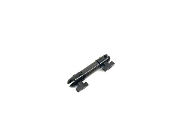 ICS FAB 5-Inch Stubby Arm; Glossy Black Carbon Fiber (Universal; Some Adaptation May Be Required)