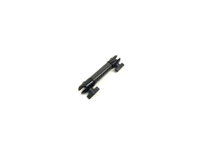 ICS FAB 6-Inch Shorty Arm; Glossy Black Carbon Fiber (Universal; Some Adaptation May Be Required)