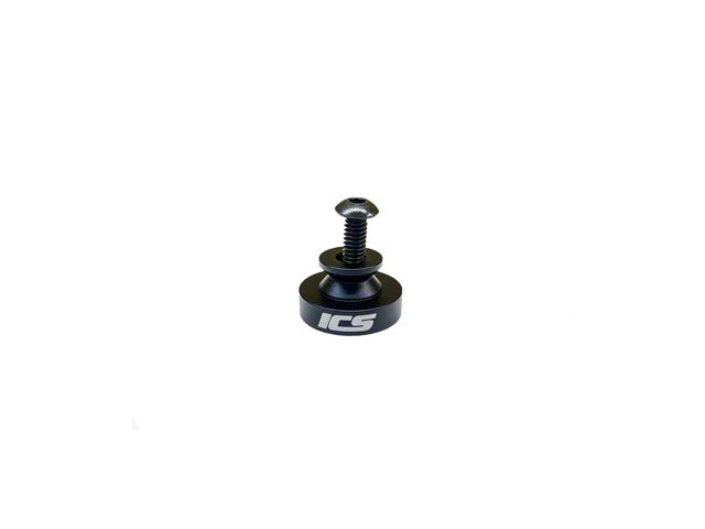 ICS FAB Single Flange Joint with Screw; Matte Black (Universal; Some Adaptation May Be Required)