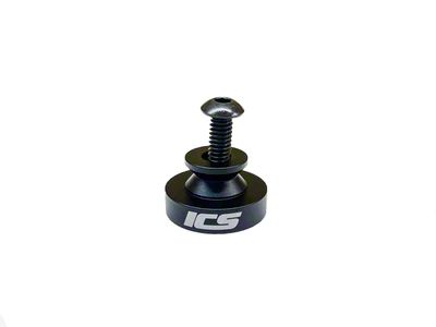 ICS FAB Single Flange Joint with Screw; Matte Black (Universal; Some Adaptation May Be Required)