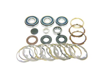 USA Standard Gear Bearing Kit with Synchros for NSG370 Manual Transmission; Bronze-Lined (05-12 Jeep Wrangler TJ & JK)