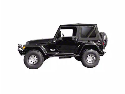 Factory Replacement Soft Top with Clear Windows; Spice Denim (04-06 Jeep Wrangler TJ Unlimited w/ Half Doors)