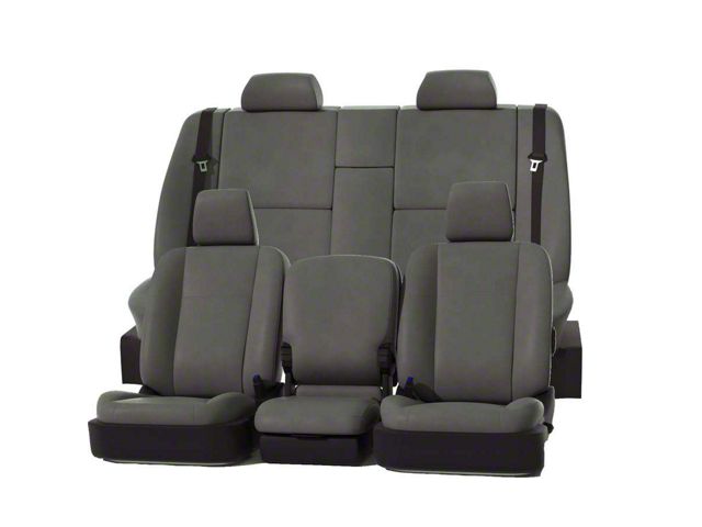 Covercraft Precision Fit Seat Covers Leatherette Custom Second Row Seat Cover; Stone (18-24 Jeep Wrangler JL 4-Door, Excluding 4xe)