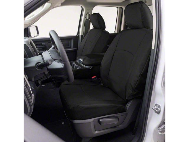 Covercraft Precision Fit Seat Covers Endura Custom Front Row Seat Covers; Black (20-24 Jeep Gladiator Mojave JT)