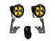 Baja Designs Squadron-R SAE LED Fog Light Pocket Kit; Amber (07-09 Jeep Wrangler JK w/ Premium Factory Bumper)