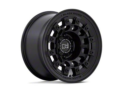 Black Rhino Fuji Matte Black Wheel; 17x9 (07-18 Jeep Wrangler JK)