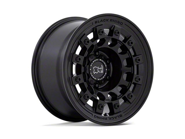 Black Rhino Fuji Matte Black Wheel; 17x9 (20-24 Jeep Gladiator JT)