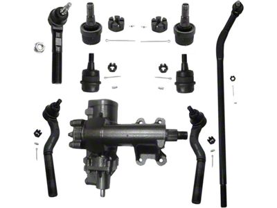 Power Steering Gear Box with Ball Joints and Tie Rods (07-18 Jeep Wrangler JK 2-Door)