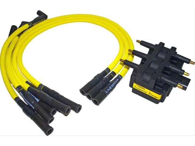 Performance Distributors Firepower Ignition Kit; Yellow (07-11 3.8L Jeep Wrangler JK)