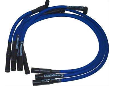 Performance Distributors LiveWires Spark Plug Wires; Blue (07-11 3.8L Jeep Wrangler JK)