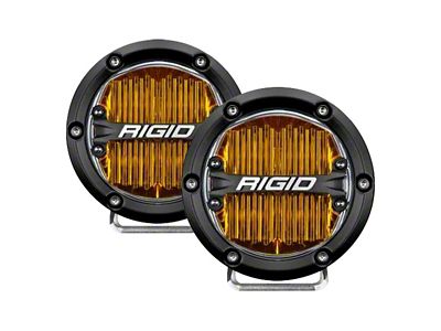 Rigid Industries 360-Series PRO SAE Fog Lights; Yellow (Universal; Some Adaptation May Be Required)