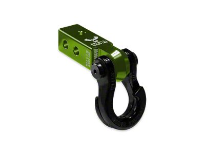 Moose Knuckle Offroad Jowl Split Shackle 3/4 and Mohawk 2.0 Receiver Combo; Bean Green/Black Hole (Universal; Some Adaptation May Be Required)