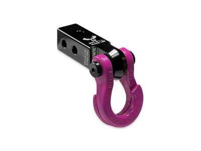 Moose Knuckle Offroad Jowl Split Shackle 3/4 and Mohawk 2.0 Receiver Combo; Black Lung/Pogo Pink (Universal; Some Adaptation May Be Required)