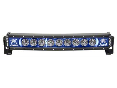 Rigid Industries 20-Inch Radiance Plus Curved LED Light Bar with Blue Backlight (Universal; Some Adaptation May Be Required)