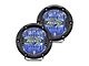 Rigid Industries 4-Inch 360-Series LED Off-Road Lights with Blue Backlight; Driving Beam (Universal; Some Adaptation May Be Required)