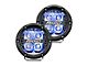 Rigid Industries 4-Inch 360-Series LED Off-Road Lights with Blue Backlight; Spot Beam (Universal; Some Adaptation May Be Required)
