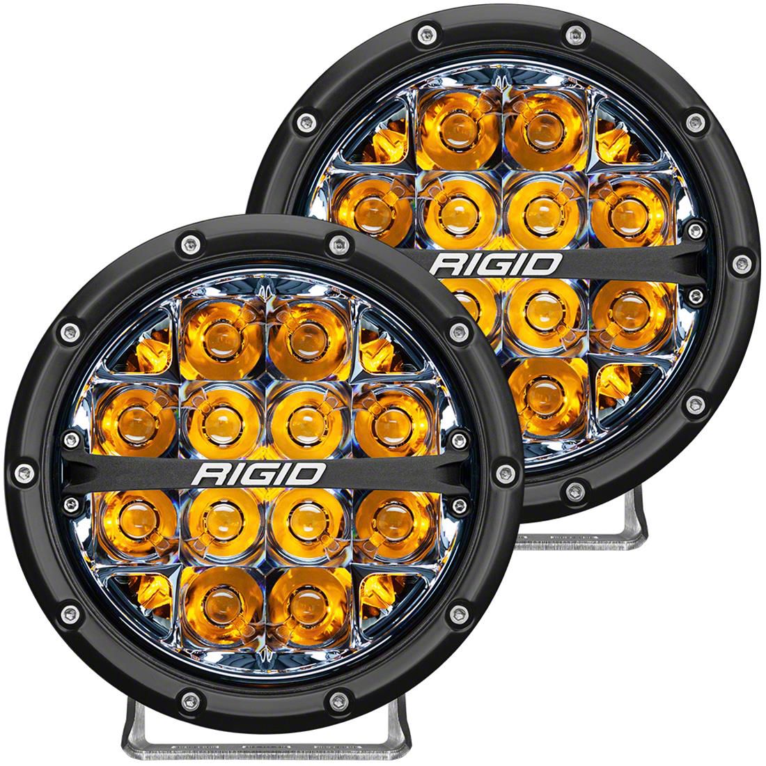 Rigid Industries Jeep Gladiator 6Inch 360Series LED OffRoad Lights