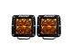 Rigid Industries D-Series PRO LED Spot Lights; Amber (Universal; Some Adaptation May Be Required)