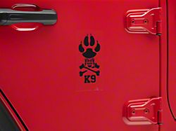 SpeedForm K9 Novelty Decal; Black (Universal; Some Adaptation May Be Required)
