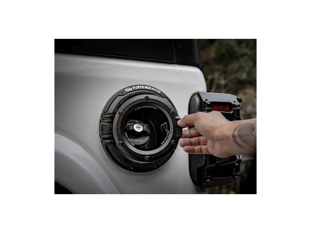 Gravity Series Fuel Door; Carbon Fiber (07-18 Jeep Wrangler JK)
