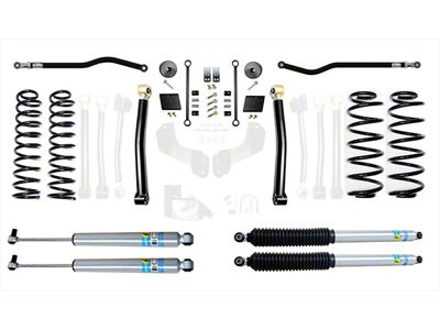 EVO Manufacturing 2.50-Inch Enforcer Stage 2 Suspension Lift Kit with Bilstein Shocks, Front and Rear Track Bars (20-24 3.0L EcoDiesel Jeep Wrangler JL)
