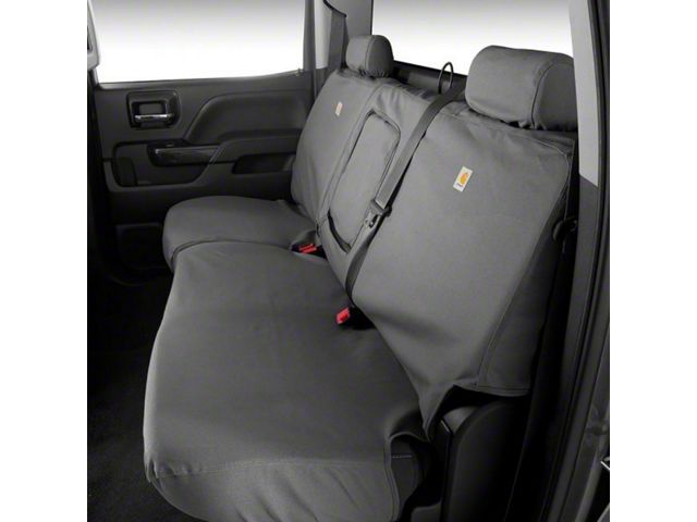Covercraft SeatSaver Custom Second Row Seat Cover; Carhartt Gravel (21-24 Jeep Wrangler JL 4xe)