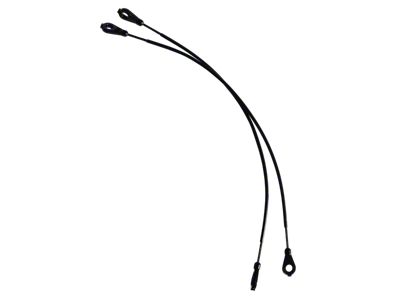 Tailgate Cable Set; Set of 2 (76-86 Jeep CJ7)