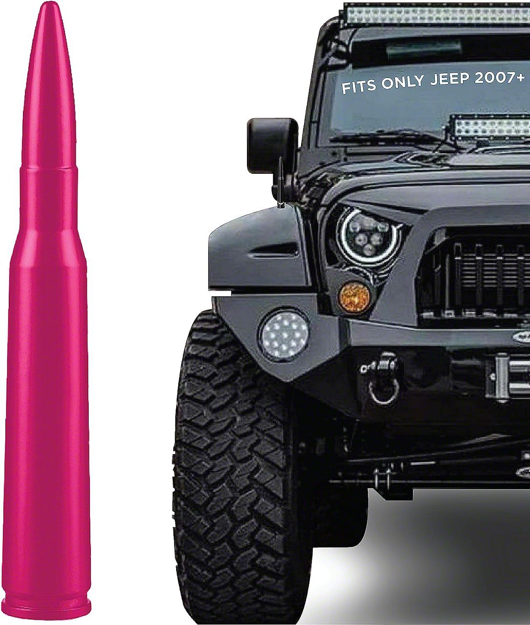 Pink jeep deals antenna