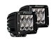 Rigid Industries 1x2 65-Degree DC LED Scene Light; Black (Universal; Some Adaptation May Be Required)