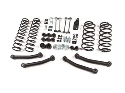 Zone Offroad 4-Inch Coil Spring Suspension Lift Kit (97-02 Jeep Wrangler TJ)