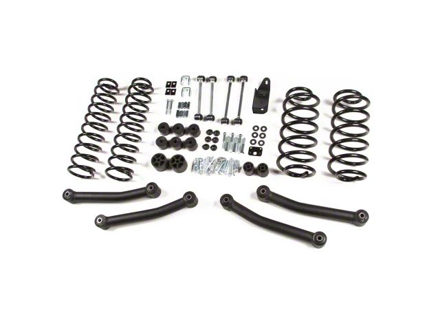 Zone Offroad 4-Inch Coil Spring Suspension Lift Kit (03-06 Jeep Wrangler TJ)